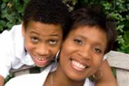 Mother & young troubled teen after bootcamp or bratcamp